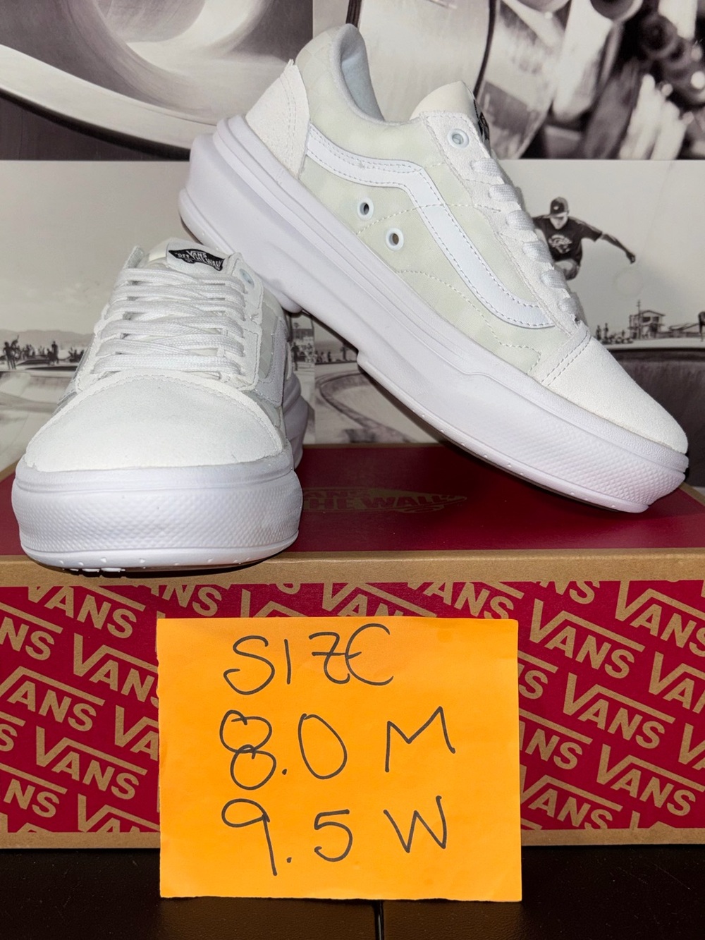 Vans Old Skool Over sz 8.0 Men’s 9.5 Woman
